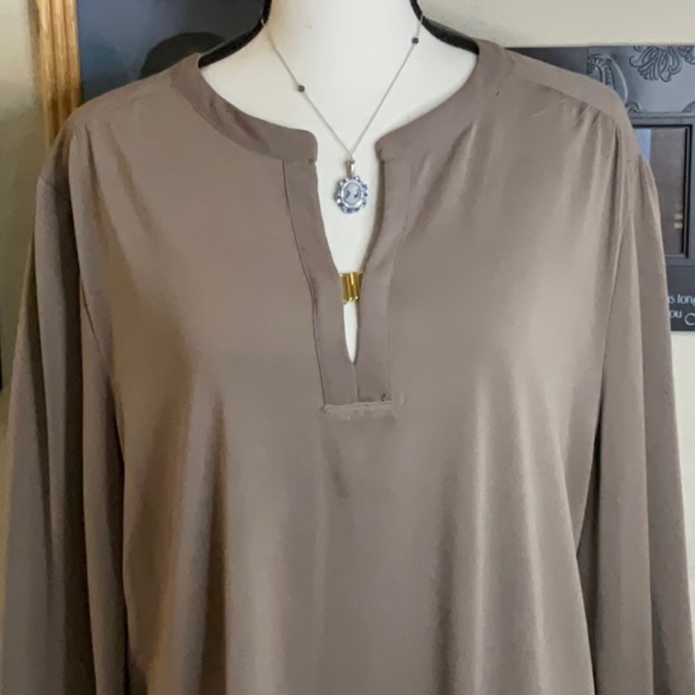 Dress Barn Tan Blouse